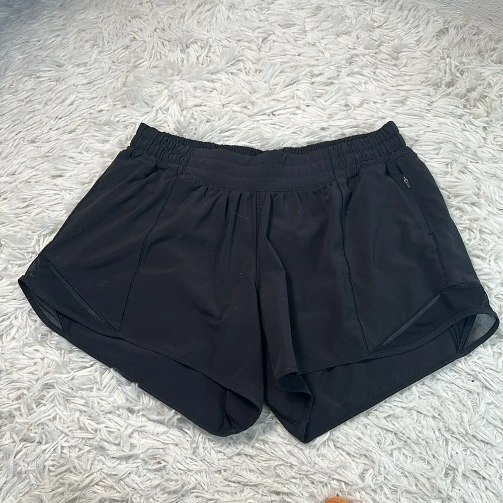 Lululemon Hotty Hot Short II *Long 4" Black